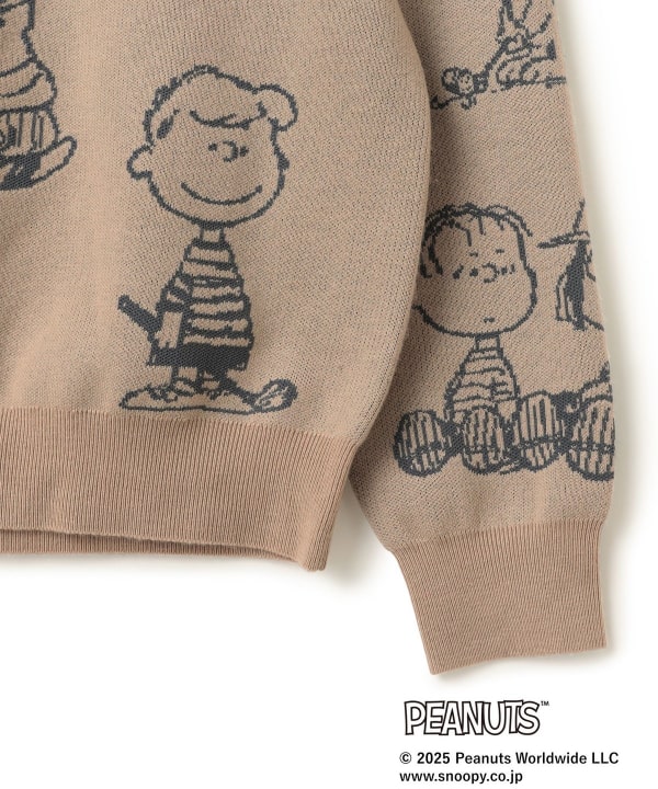 ビームスゴルフ 月面 ジャガード クルーニット BEAMS GOLF 月面 ジャガード クルーニットトップス