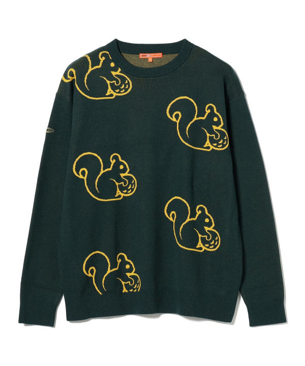 BEAMS GOLF（ビームス ゴルフ）ORANGE LABEL / リス総柄 プルオーバー