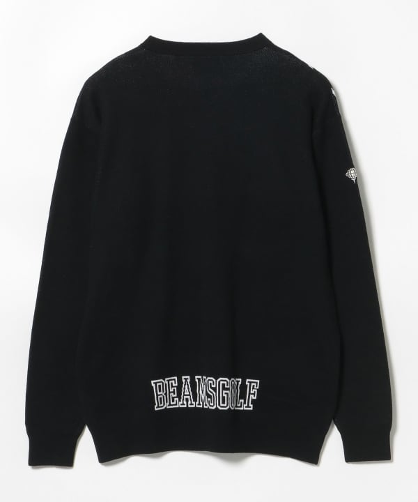 BEAMS GOLF セーター L 黒/赤 BEAMS GOLF（ビームス ゴルフ）ORANGE LABEL / USフラッグ