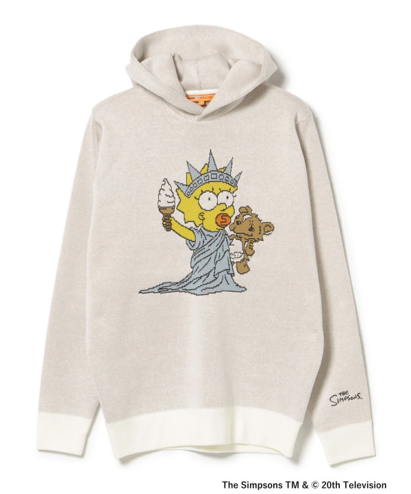 BEAMS GOLF（ビームス ゴルフ）【EXCLUSIVE】〈MEN〉ORANGE LABEL / The Simpsons ニット  プルオーバーパーカー.（トップス ニット・セーター）通販｜BEAMS