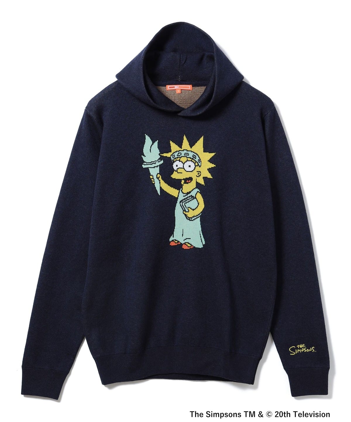 BEAMS GOLF（ビームス ゴルフ）【EXCLUSIVE】〈MEN〉ORANGE LABEL / The Simpsons ニット プルオーバー パーカー.（トップス ニット・セーター）通販｜BEAMS