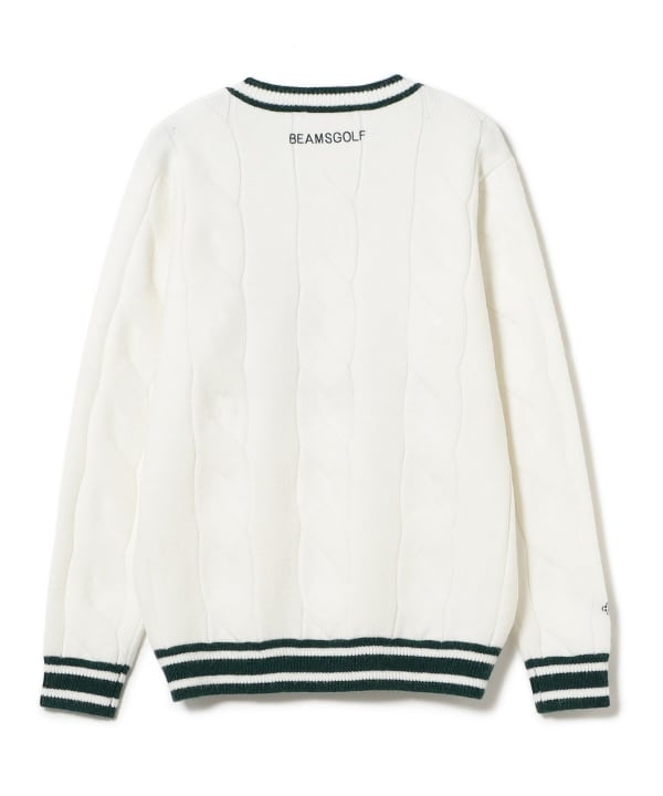 BEAMS GOLF（ビームス ゴルフ）ORANGE LABEL / リブライン Vネック