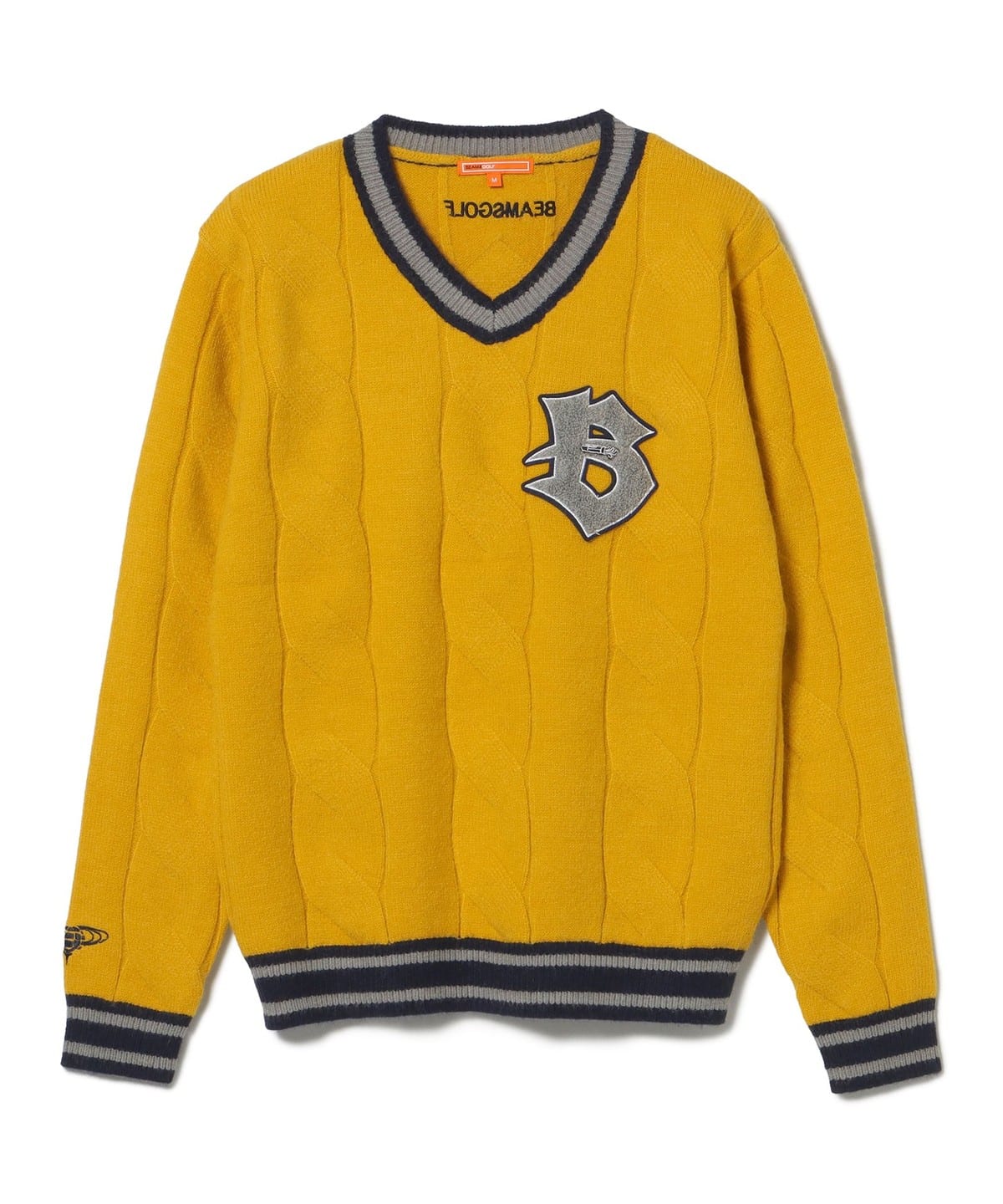 BEAMS GOLF（ビームス ゴルフ）ORANGE LABEL / リブライン Vネック