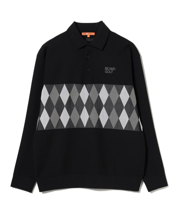 お値下げ【タグ付き新品】BEAMS GOLF ストレッチ長袖ポロシャツ TIME SALE】開催中｜ビームス ゴルフ なんばパークス店｜BEAMS