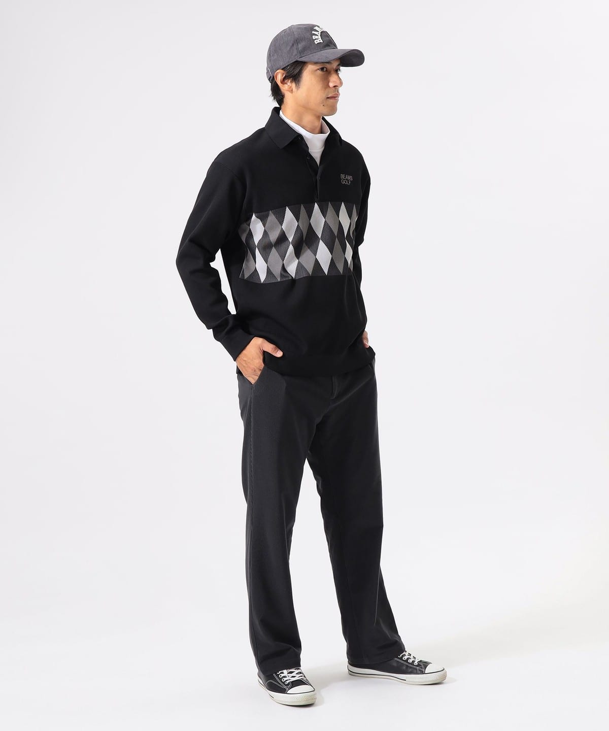 BEAMS GOLF（ビームス ゴルフ）ORANGE LABEL / アーガイル柄 ロング