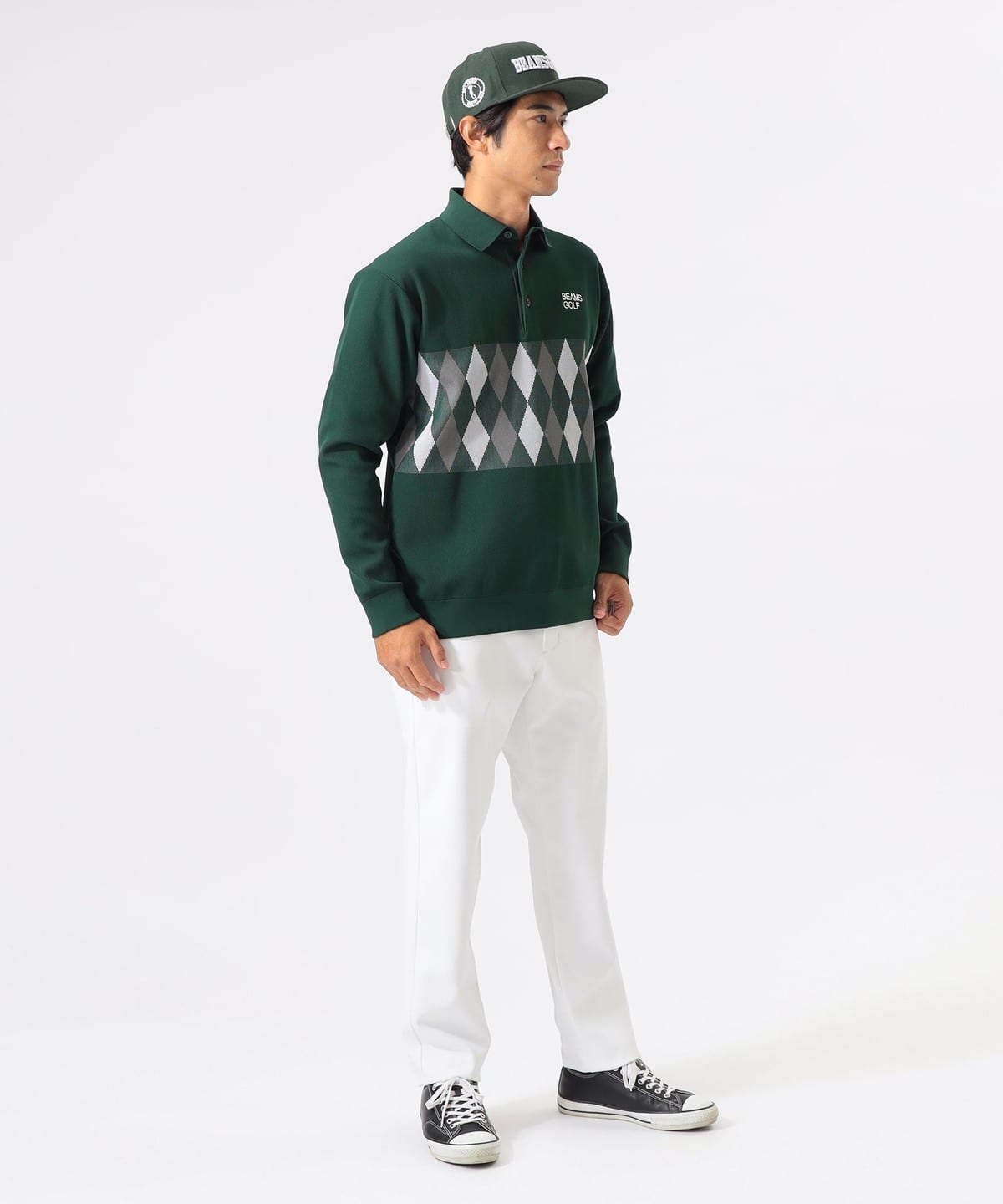 BEAMS GOLF（ビームス ゴルフ）ORANGE LABEL / アーガイル柄 ロング