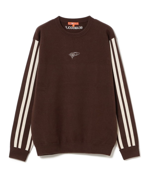 クラブハウスゴルフ　ストライプニットセーター BEAMS GOLF（ビームス ゴルフ）ORANGE LABEL / クラブハウス