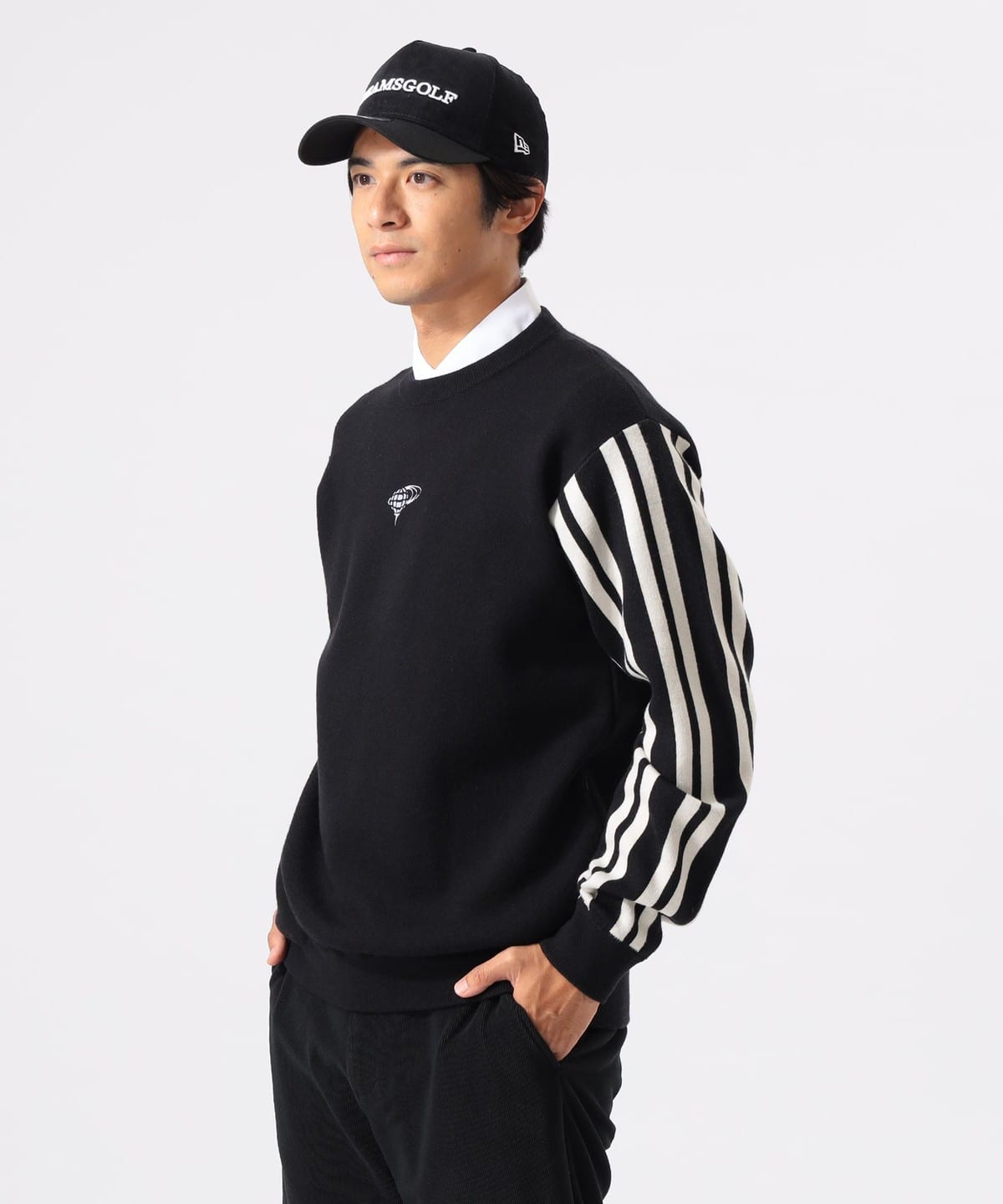 ビームスゴルフ　トップス　セーター BEAMS GOLF（ビームス ゴルフ）ORANGE LABEL / リス総柄 プル