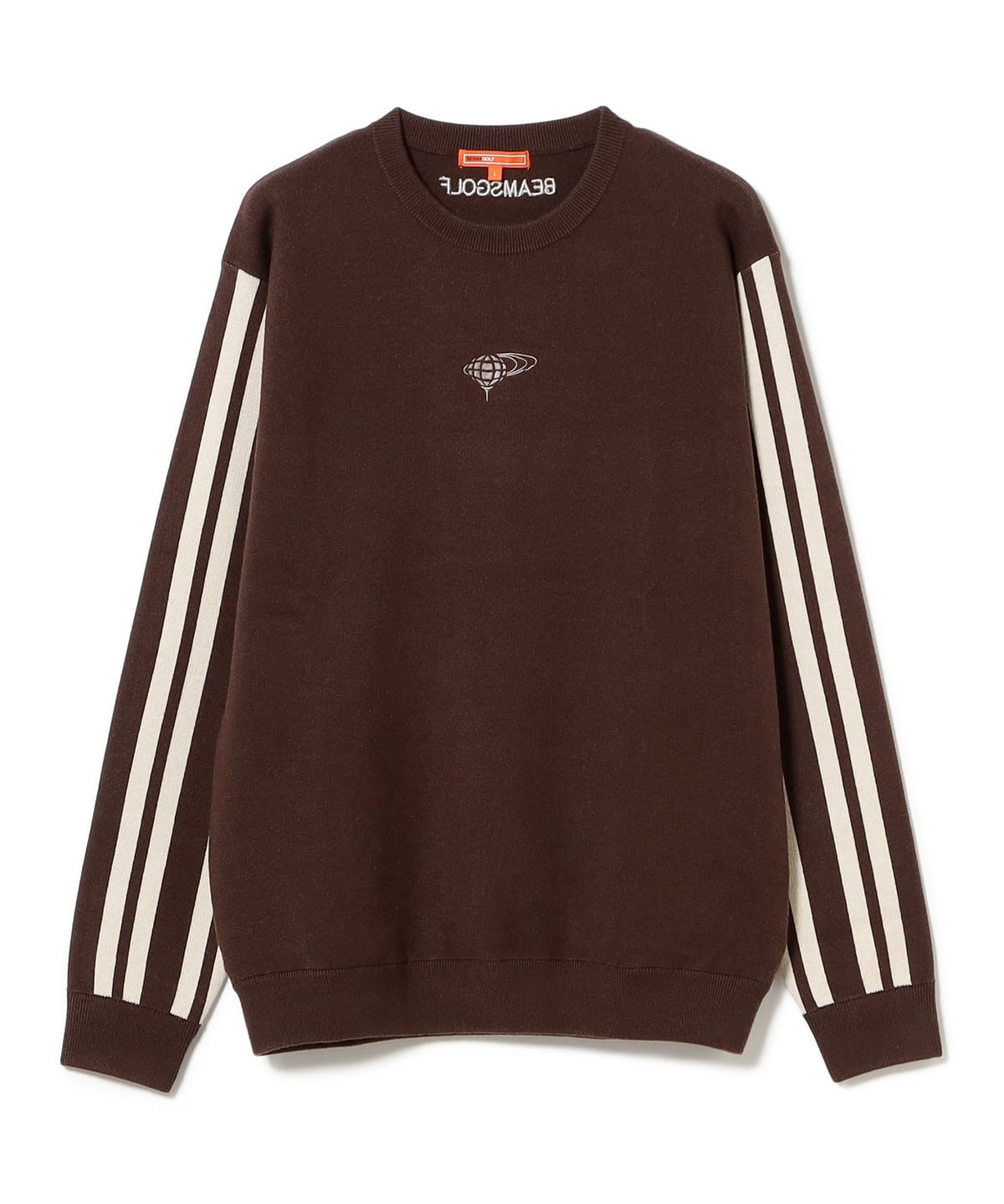 入手困難 BEAMS GOLF× CLUBHAUS ニット Lサイズ BEAMS GOLF ビームスゴルフ 2023年モデル ニットセーター オレンジ系