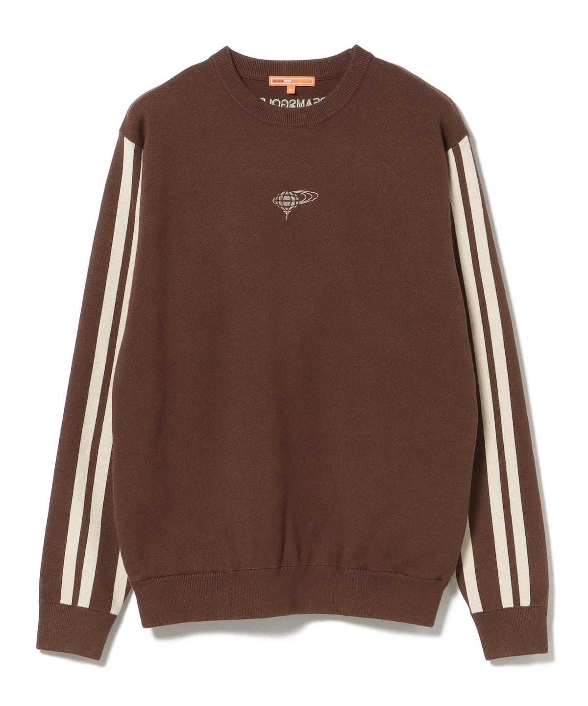 入手困難 BEAMS GOLF× CLUBHAUS ニット Lサイズ BEAMS GOLF（ビームス ゴルフ）ORANGE LABEL / クラブハウスストライプ