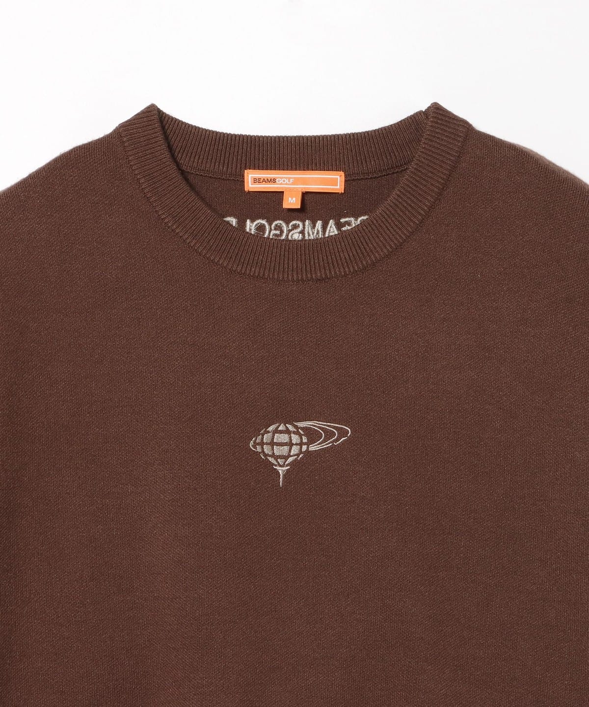 入手困難 BEAMS GOLF× CLUBHAUS ニット Lサイズ BEAMS GOLF（ビームス ゴルフ）ORANGE LABEL / クラブハウスストライプ