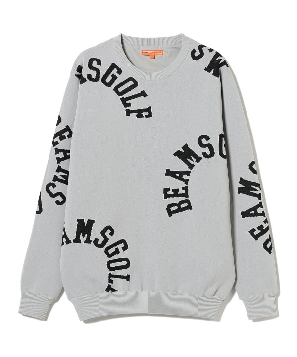 BEAMS GOLF 防風ニット 裏地付き 刺繍 美品 完売モデル◎ 緑 M BEAMS GOLF（ビームス ゴルフ）ORANGE LABEL / エアシャット裏地