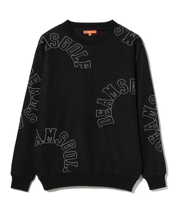 BEAMSGOLF 裏地付きクルーネックセーター BEAMS GOLF（ビームス ゴルフ）ORANGE LABEL / エアシャット 裏