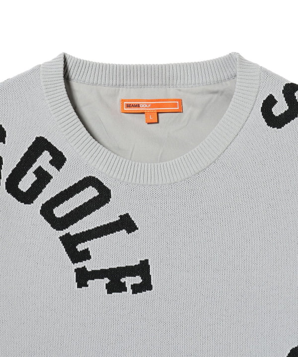 BEAMSGOLF 裏地付きクルーネックセーター BEAMS GOLF（ビームス ゴルフ）ORANGE LABEL / エアシャット裏地