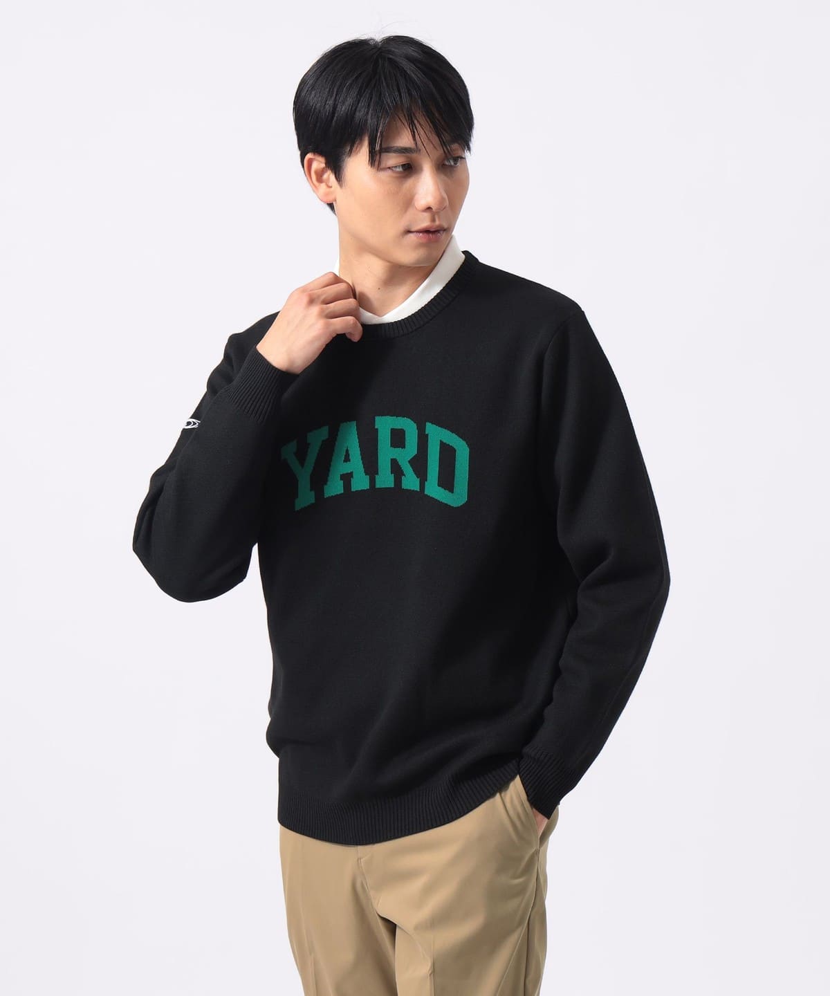 BEAMS GOLF STARジャカード　メンズハイネックセーター BEAMS GOLF STARジャカード メンズハイネックセーター セール】 【MEN