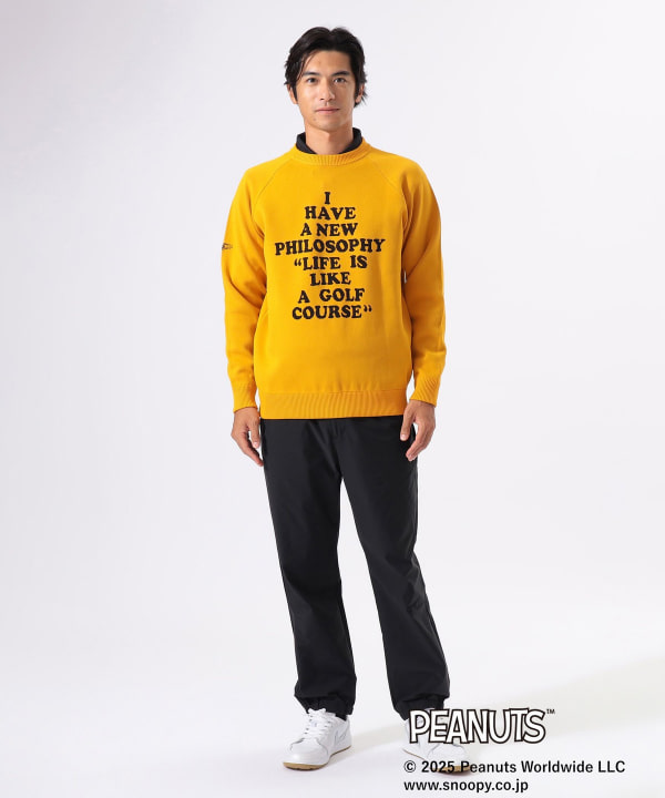 PEANUTS チャーリー・ブラウン ゴルフシャツ チャーリー・ブラウンも