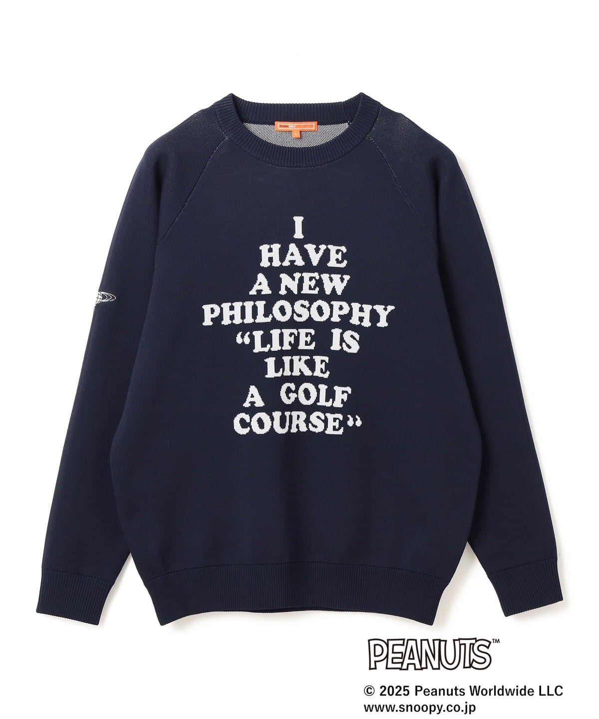 〈MEN〉PEANUTS チャーリー・ブラウン プルオーバーニット トップス MEN NAVY L 〈MEN〉PEANUTS チャーリー・ブラウン プルオーバーニット トップス MEN NAVY L