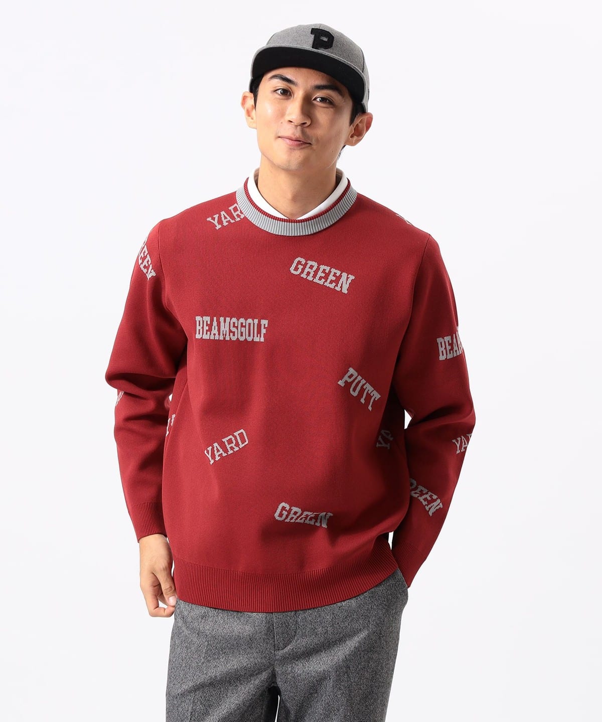 BEAMS GOLF（ビームス ゴルフ）ORANGE LABEL / アーカイブロゴ 総柄