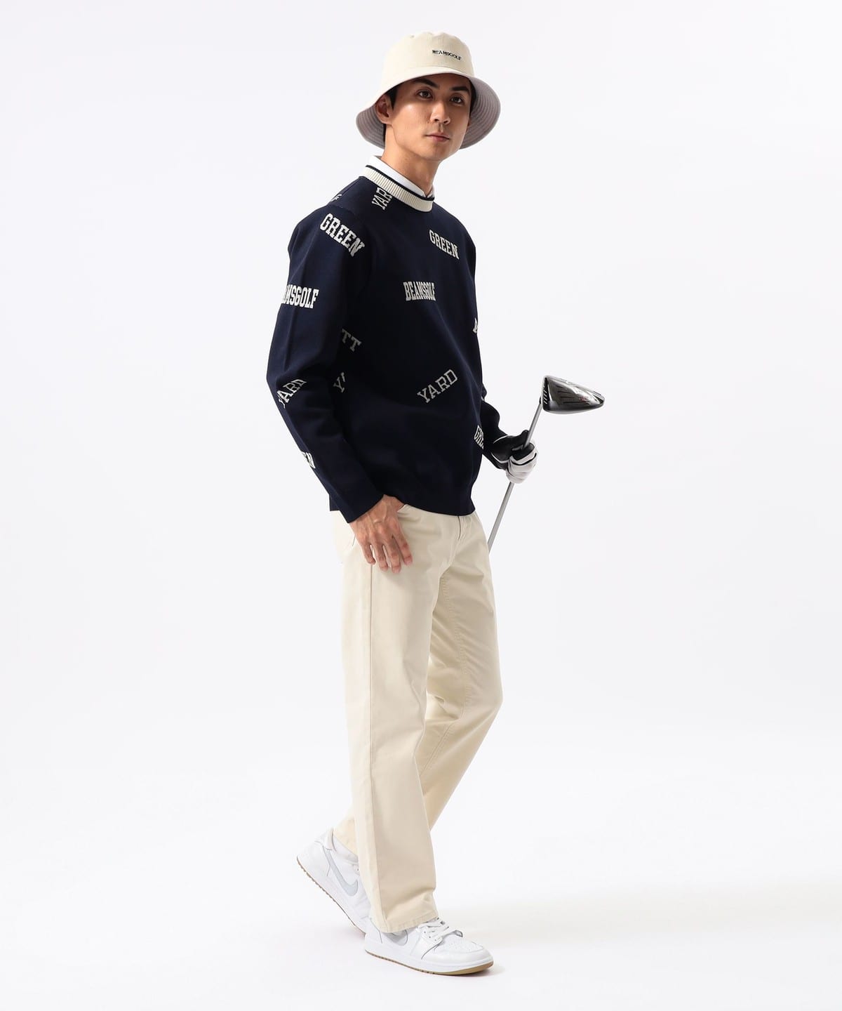 BEAMS GOLF（ビームス ゴルフ）ORANGE LABEL / アーカイブロゴ 総柄