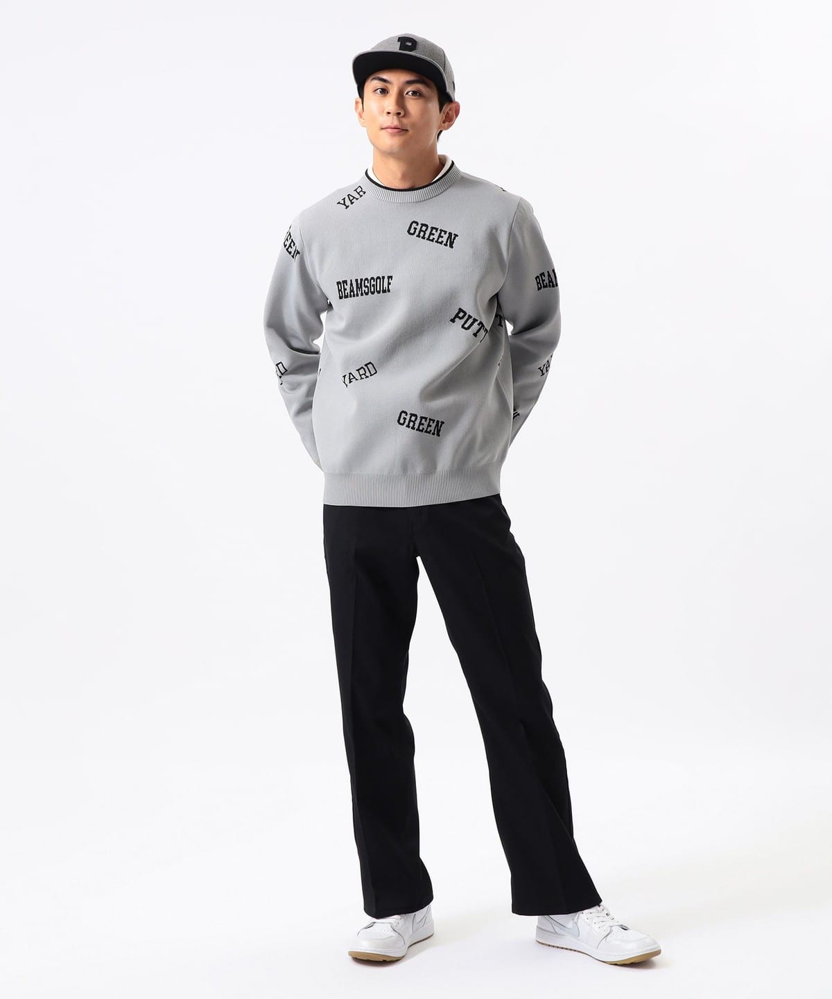 BEAMS GOLF（ビームス ゴルフ）ORANGE LABEL / アーカイブロゴ 総柄