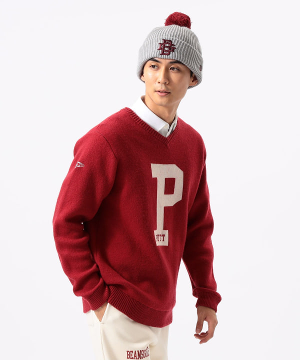 ORANGE LABEL / Pロゴ ニット プルオーバー Model：H183 B90 W71 H87 Size：L