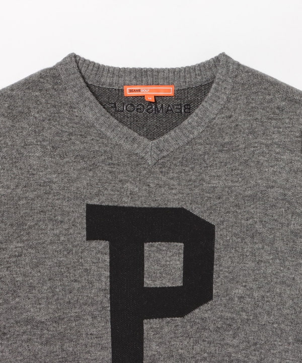 ORANGE LABEL / Pロゴ ニット プルオーバー