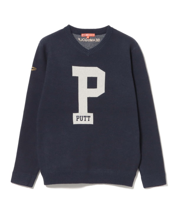 ORANGE LABEL / Pロゴ ニット プルオーバー