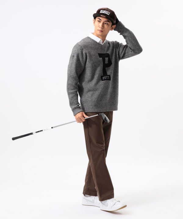 ORANGE LABEL / Pロゴ ニット プルオーバー Model：H183 B90 W71 H87 Size：L