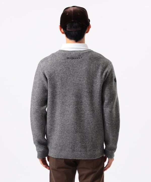 ORANGE LABEL / Pロゴ ニット プルオーバー Model：H183 B90 W71 H87 Size：L