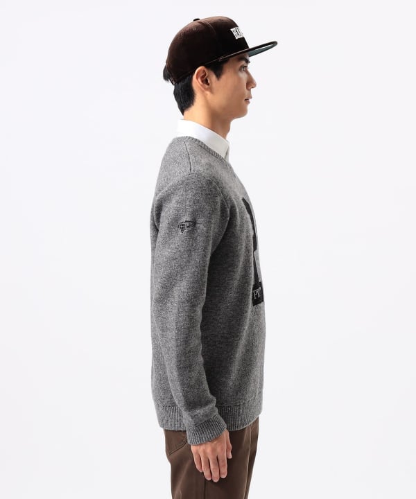 ORANGE LABEL / Pロゴ ニット プルオーバー Model：H183 B90 W71 H87 Size：L