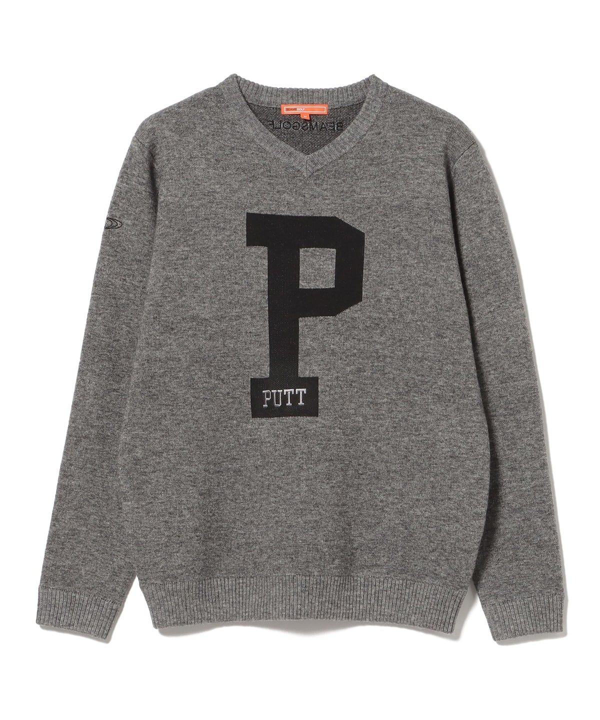 BEAMS GOLF（ビームス ゴルフ）ORANGE LABEL / Pロゴ ニット プル