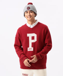 ORANGE LABEL / Pロゴ ニット プルオーバー