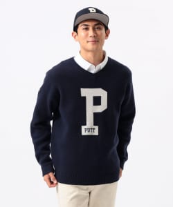 ORANGE LABEL / Pロゴ ニット プルオーバー