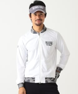 BEAMS GOLF ORANGE LABEL / カモ柄リブ ブルゾン