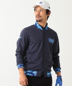BEAMS GOLF ORANGE LABEL / カモ柄リブ ブルゾン
