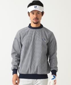 BEAMS GOLF ORANGE LABEL / シアサッカー クルー ブルゾン
