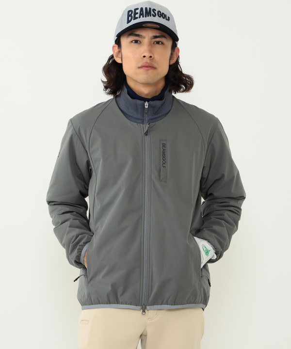 BEAMS GOLF（ビームス ゴルフ）〈MEN〉BEAMS GOLF ORANGE LABEL / ノーカラー ブルゾン 2022（ブルゾン ブルゾン ）通販｜BEAMS