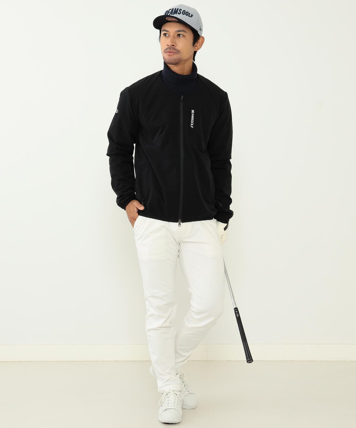 BEAMS GOLF（ビームス ゴルフ）〈MEN〉BEAMS GOLF ORANGE LABEL / ノーカラー ブルゾン 2022（ブルゾン ブルゾン ）通販｜BEAMS