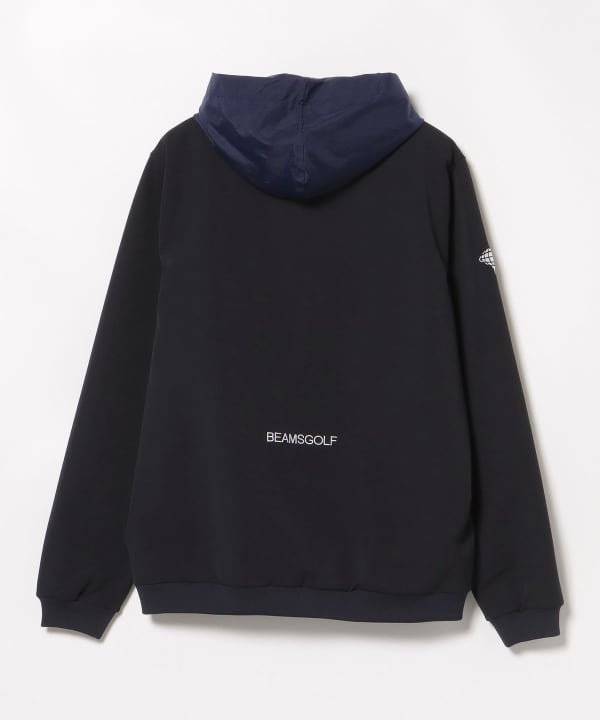 BEAMS GOLF（ビームス ゴルフ）ORANGE LABEL / 異素材フード ジップパーカー（ブルゾン ブルゾン）通販｜BEAMS