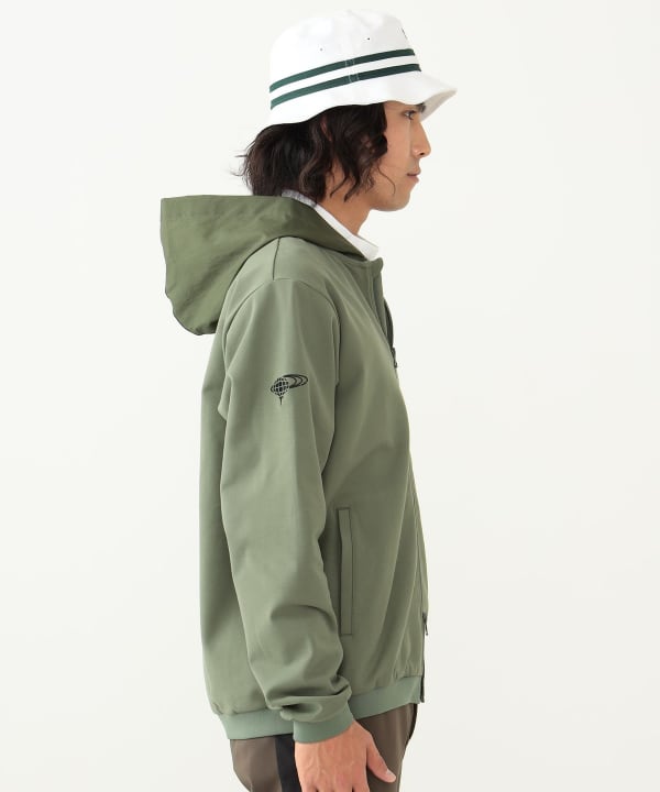 BEAMS GOLF（ビームス ゴルフ）ORANGE LABEL / 異素材フード ジップパーカー（ブルゾン ブルゾン）通販｜BEAMS