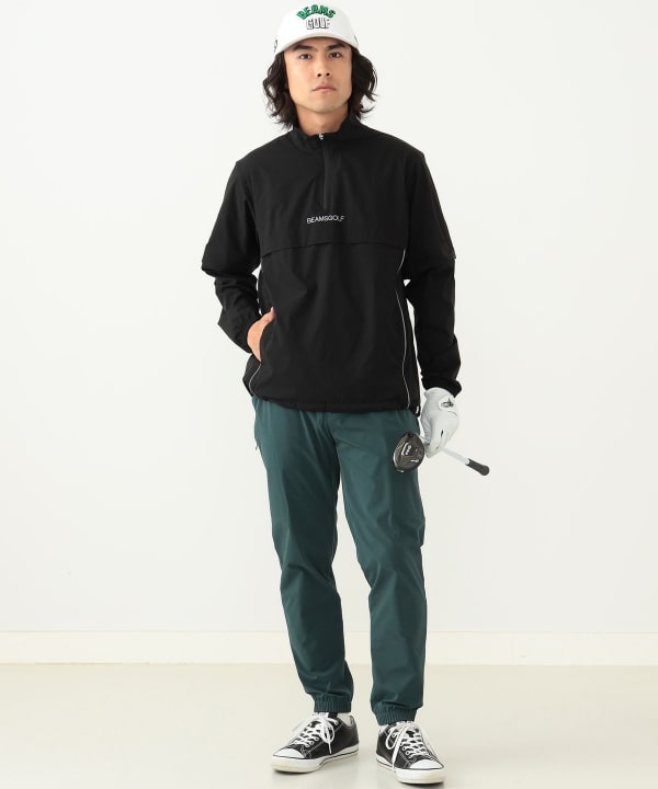 BEAMS GOLF（ビームス ゴルフ）〈MEN〉 ORANGE LABEL / ハーフジップ 2WAY ストレッチ ブルゾン（ブルゾン ブルゾン ）通販｜BEAMS