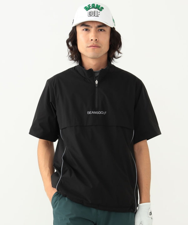 BEAMS GOLF（ビームス ゴルフ）〈MEN〉 ORANGE LABEL / ハーフジップ 2WAY ストレッチ ブルゾン（ブルゾン ブルゾン ）通販｜BEAMS