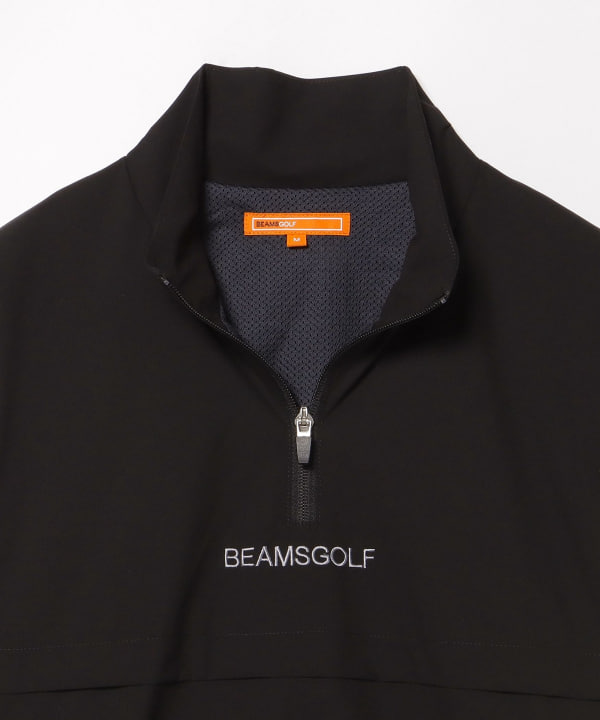 BEAMS GOLF（ビームス ゴルフ）〈MEN〉 ORANGE LABEL / ハーフジップ 2WAY ストレッチ ブルゾン（ブルゾン ブルゾン ）通販｜BEAMS