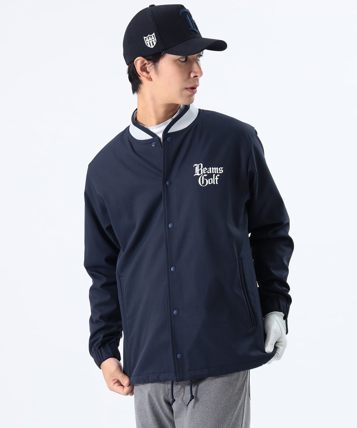 BEAMS GOLF（ビームス ゴルフ）【10%OFF!!アウターフェア対象】ORANGE LABEL / ラインリブ コーチジャケット（ブルゾン  ブルゾン）通販｜BEAMS