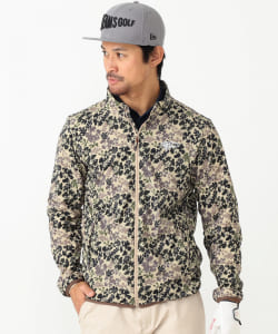 ▲BEAMS GOLF ORANGE LABEL / フラワーカモ ブルゾン