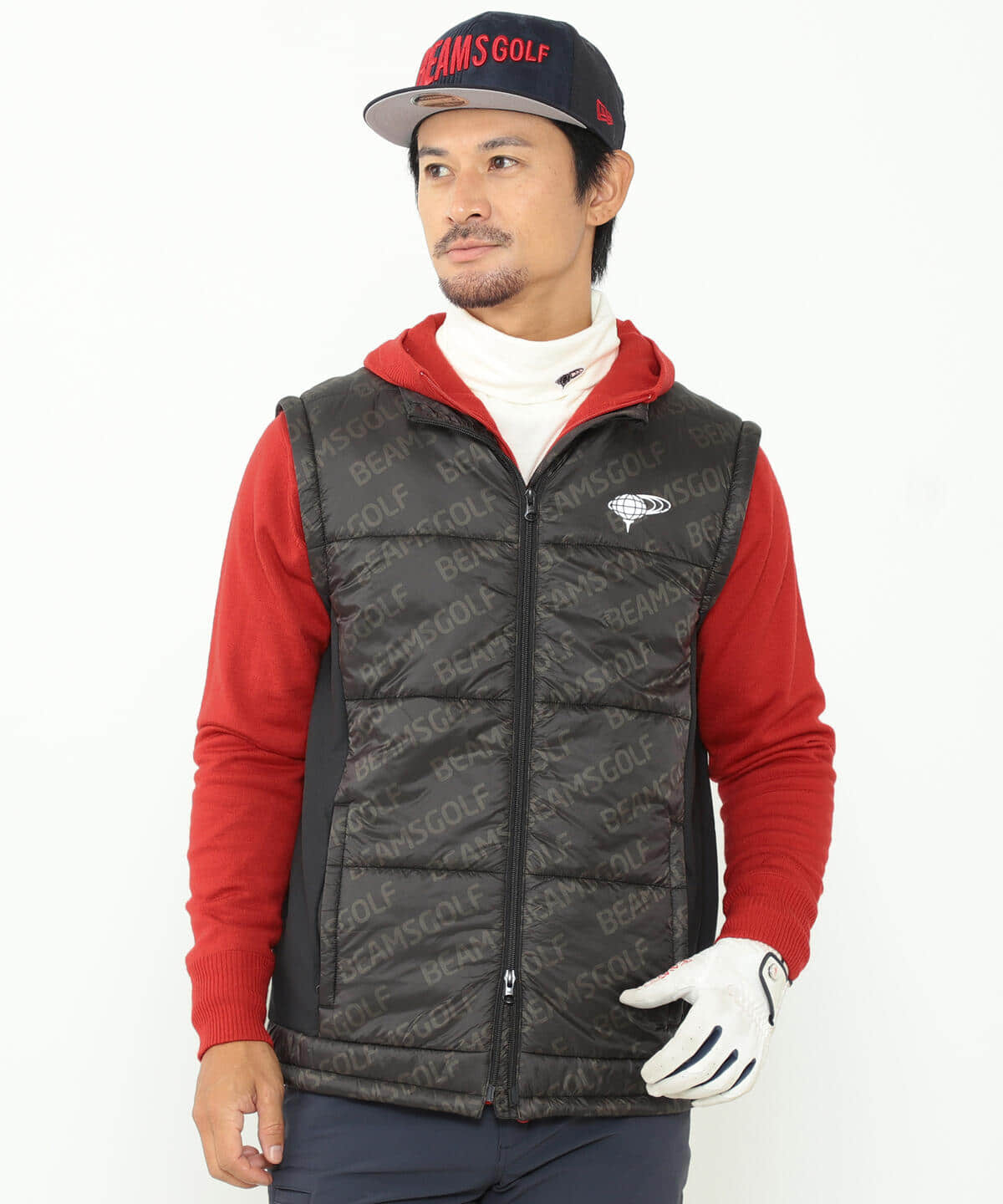 完売！極暖 BEAMS GOLF PARTEX 中綿 2wayブルゾン-