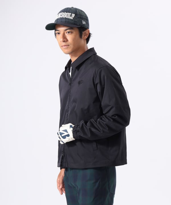 美品　BEAMS GOLF ジップ　ブルゾン　ジャケット BEAMS GOLF（ビームス ゴルフ）ORANGE LABEL / チェック裏地