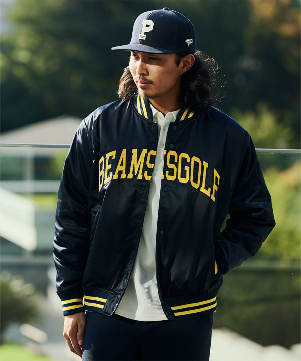 BEAMS GOLF（ビームス ゴルフ）ORANGE LABEL / 撥水 カレッジロゴ