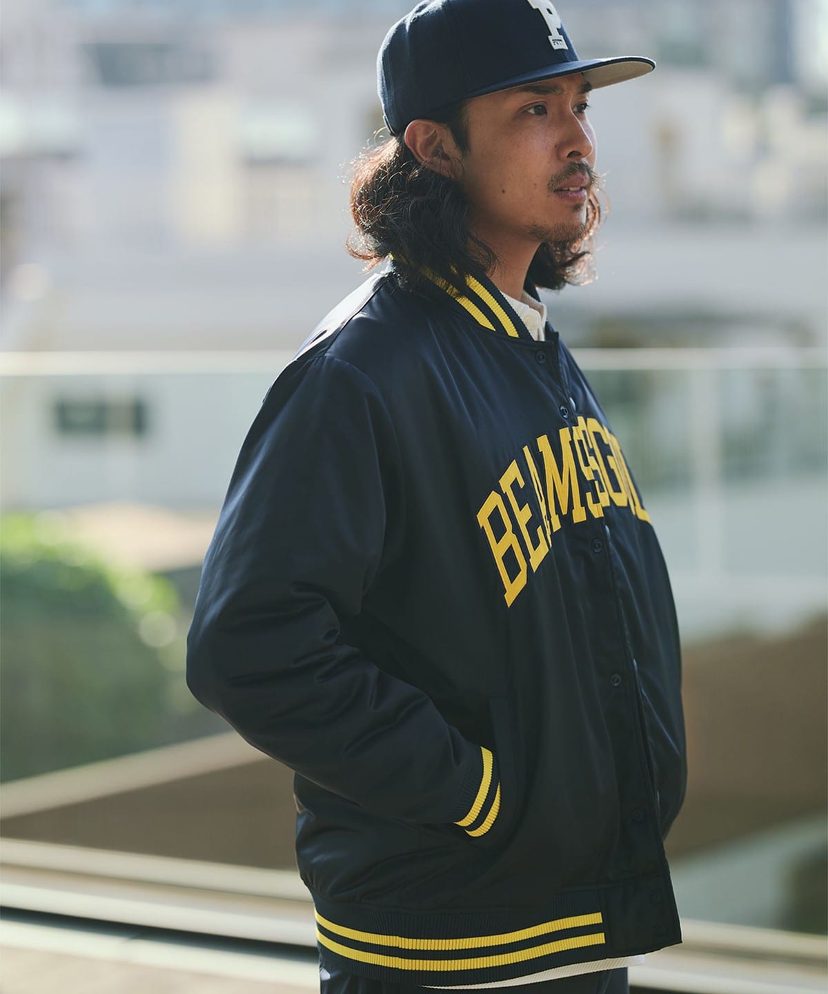 BEAMS GOLF（ビームス ゴルフ）ORANGE LABEL / 撥水 カレッジロゴ