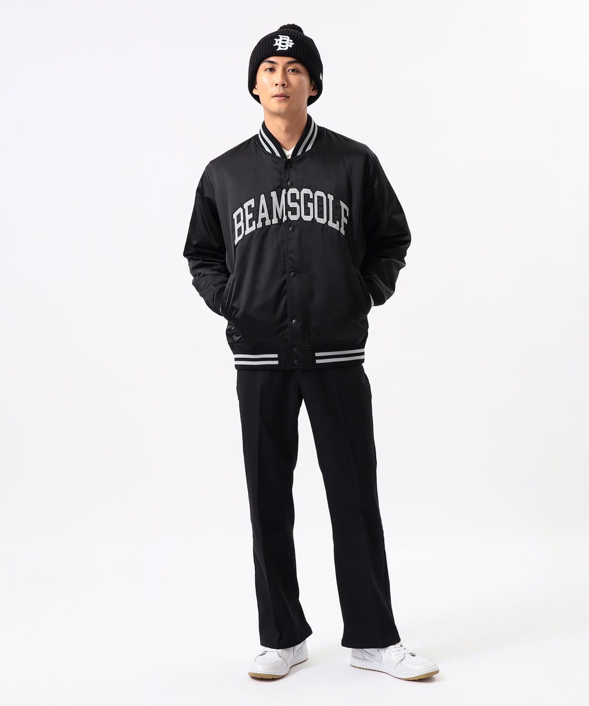 BEAMS GOLF（ビームス ゴルフ）ORANGE LABEL / 撥水 カレッジロゴ